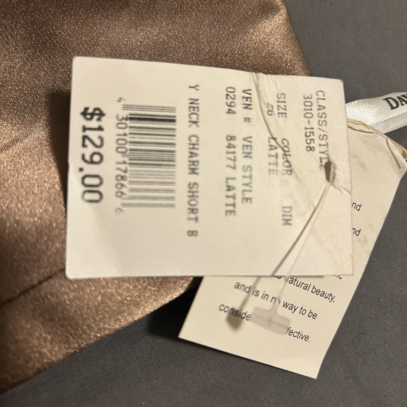 David’s Bridsal Plus Size Bridesmaid Elegant Satin Brown Dress NWT sz 26 - Picture 6 of 10